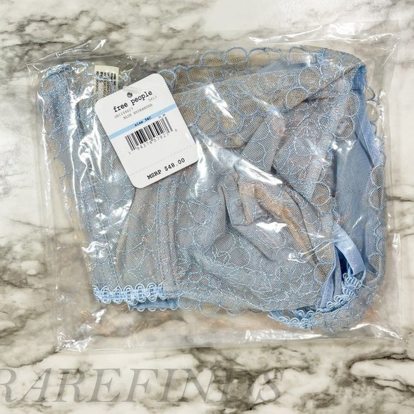 Free People Lucia Underwire Bra in Blue 34C, NEW WITH TAGS - Picture 7 of 13